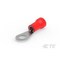 Te Connectivity Ring Terminal, 3/8 in Stud Size, 8 AWG, 600 V, Vinyl Insulated, Red 52291-1 - alternate 1